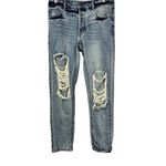 AFRM Jeans Cyrus Super High Rise Crop, Sinner Wash‎ Size 25 NWOT Blue Photo 4