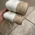 Dolce Vita Womens Notice Espadrille Bead Size 7.5 EUC platform leather White Photo 5