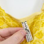 Free People  Intimately FP Womens Yellow Embroidered Floral Lace‎ Ezra Bralette S Photo 4