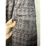 ZeroXposur Women’s Zero X Posur Jacket XL Houndstooth Puffer Hooded Brown Photo 13