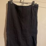 Cotton On NWT  Ribbed Black Skirt Size XL Photo 5