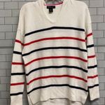 Rachel Zoe Striped Hooded Sweater M Photo 1