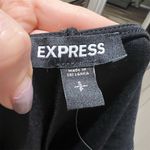 EXPRESS  Women's Black Faux Leather Sleeveless Tank Top Size S Petites Photo 8