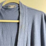 Coyuchi Organic Cotton Long Robe Light Blue size XS/S Photo 9