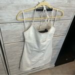Aerie New with tag  Game Day White Denim Dress Size Medium Photo 2
