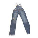 Celebrity Pink Ripped Denim Overall size L Photo 5