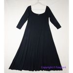 Eloquii New! black knit A-Line Midi Dress , size 14/16 Photo 1