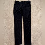 Pilcro  Anthropologie Serif Black Velvet Pants Size 26 Photo 1
