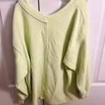 Aerie  ribbed green sweater  Photo 3