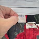 Vintage 80s Austin Hill Midi Skirt Womens 10 Black Polka Dot Rose Print Rayon Photo 11