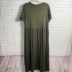 White Stag Vintage Deadstock  dark green embroidered maxi dress size XL Photo 4