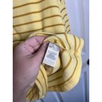 Toad & Co Foothill Long Sleeve Hoodie Size S Yellow Brown Stripes Casual Pullover Photo 2