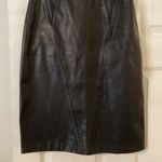 BB Dakota B.B.Dakota Leather Skirt color black excellent condition see photos Photo 3