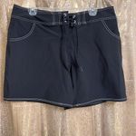 Seafolly  black barracuda mid length board shorts, NWT size L Photo 2