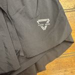 Luogongzi Shorts Women's Black 2 in 1 Flowy Running Gym Yoga,‎ Size S Flaw Photo 2