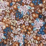 Steve Madden Floral Dress - Brown, Pink and Blue NWT Photo 4