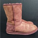 L.L.Bean  Women's Burgundy Suede Leather Boots Size 6M SKU 2045 Photo 2