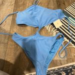Fabletics  Cutout One-Piece Swimsuit Women’s Blue Island Resort NEW Photo 8