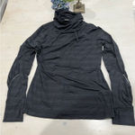 Mondetta  Black Textured Long Sleeve Athletic Top Performance‎ Workout top Photo 0