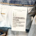 American Eagle  High Rise Stretch Cutoff Mom Jean Denim Shorts Blue 6 Photo 3