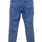 Free People Acid Wash Light Blue Frayed Hem Highrise Skinny Jeans Size 29 Photo 0