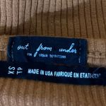 Urban Outfitters  Out From Under Brown Ribbed Twist Front Cutout Bodysuit Top XS Photo 3