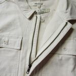 Madewell NWT Garment Dyed Zip Pocket Coverall in Antique Cream Jumpsuit 3X Photo 5