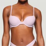 SKIMS SKIM Fits Everybody fits everybody T‎ shirt Demi Bra in Cherry Blossom NWT 32H Photo 2