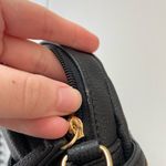 Tommy Hilfiger  black gold hardware‎ round canteen crossbody shoulder bag purse Photo 6