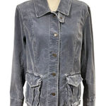 Eddie Bauer  Womens Corduroy Jacket Size L Academia Preppy Gilmore Girls Utility Photo 0