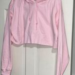 Gildan  crop cut off hoodie pink Photo 0