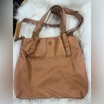 Tory Burch  leather slouchy tote hobo crossbody bag top handle designer Photo 1