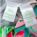 Lilly Pulitzer Pull On Golf Shorts Size 14 Tropical Leaf Print Preppy Stretch Photo 7