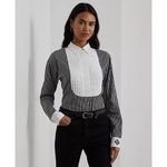 Ralph Lauren Lauren LARAIN-LONG SLEEVE-BUTTON FRONT SHIRT Photo 4