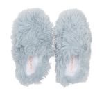 Willow & Ruby Fuzzy Slide Slippers Gray Size XL Photo 1