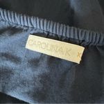 Carolina K Off The Shoulder Top Cotton Puff Sleeve‎ Embroidered Boho Navy Top XS Blue Photo 6