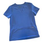 FIGS Casma Three-Pocket Scrub Top Ceil Blue Photo 3