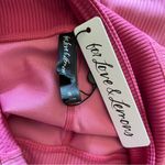 For Love & Lemons ✨NWT Ribbed Dani Biker Short Rose Bubblegum (Pink) Size Small Photo 7