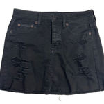 American Eagle  OUTFITTERS Women’s‎ Miniskirt Black Stretch Size 2 Photo 0