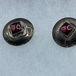 Josep Begay Navajo Indian artist vintage sterling silver earrings Photo 7