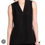 Theory Black Sleeveless Blouse Photo 9