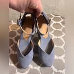 Castaner Blue Denim Espadrille Wedge Shoes made in Spain summer business casual Size 7 Photo 13