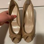 Caparros Gold Glitter Pumps Photo 1