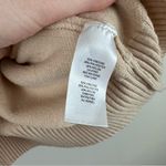 T Tahari Tahari | Cream Tan Quarter Zip Knit Sweater Size XS Photo 3