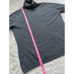 Apt. 9  Medium 100% Cashmere Turtleneck Sweater Gray Quiet Luxury Minimalist Women Photo 4