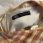 ZARA halter top gingham dress Photo 3