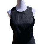 Banana Republic Dark Blue Denim Sleeveless Zip Back Tank Top Size 0 Photo 0