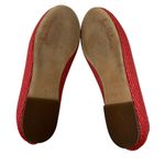 Sam Edelman Falcon Raffia Ballet Flats in Coral 7 Photo 4