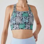 Free people movement floral sports bra activewear workout revolve casual nwot Green Photo 0