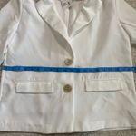 Lush Clothing Lush Cream Blazer with Wooden Buttons size M Photo 8